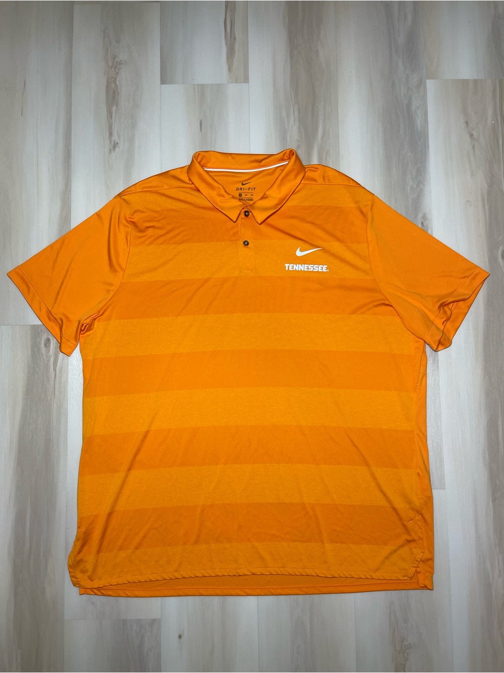 Nike Dri-FIT NCAA Tennessee Volunteers Polo Shirt Men’s Sz 3XL Orange Football